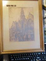 Francois Jacob Kloek, 1891, Ets Oudekerk Amsterdam, Antiek en Kunst, Ophalen