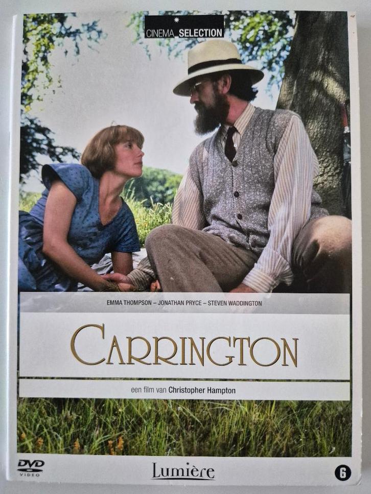 Carrington - met Emma Thompson en Jonathan Pryce - 1995, Cd's en Dvd's, Dvd's | Filmhuis, Zo goed als nieuw, Overige gebieden