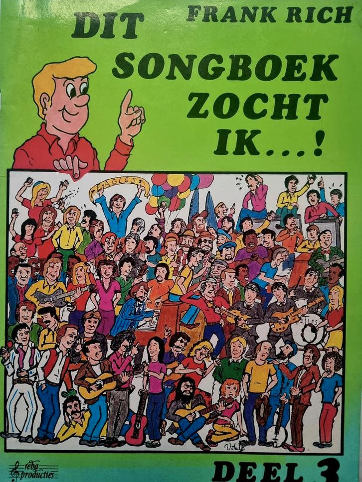 Frank Rich Songboek Deel 3 - Goede staat, Muziek en Instrumenten, Bladmuziek, Gebruikt, Thema, Populair, Gitaar, Piano, Zang, Ophalen of Verzenden