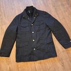 grijs/zwart wollen mantel jas mt. XL, Angelo Litrico, Zwart, Maat 56/58 (XL), Ophalen of Verzenden