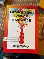 Grondslagen van de marketing - Bronis Verhage, Boeken, Ophalen of Verzenden, Zo goed als nieuw, Economie en Marketing