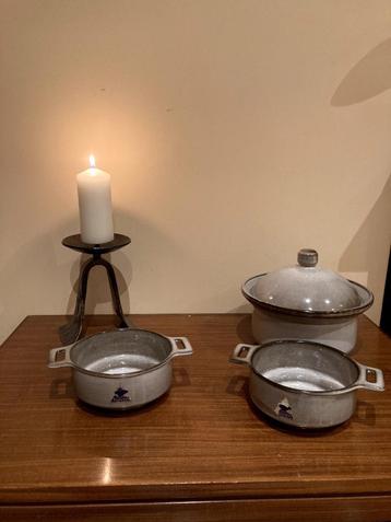 Vintage Soepkommen  van Potterie de Driehoek Huizen beschikbaar voor biedingen