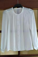 dunne blouse crèmekleur H & M maat 38, Maat 38/40 (M), H&M, Wit, Ophalen of Verzenden