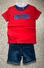 Esprit jeans + rood shirt mt 104 NIEUW, Kinderen en Baby's, Kinderkleding | Maat 104, Nieuw, Jongen, Ophalen of Verzenden, Esprit