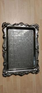 metalen dienbladje, 36 x 25 cm, Ophalen of Verzenden, Zo goed als nieuw, Rechthoekig, Metaal