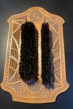 Vintage Kledingborstels met Fries Houtsnijwerk, Ophalen of Verzenden