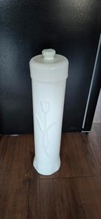 Vintage toiletrol houder, Ophalen of Verzenden, Wit