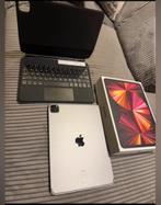 iPad Pro 11-inch (2021) 128GB Zilver + Toetsenbordhoes, Ophalen, Apple iPad, 11 inch, Zo goed als nieuw