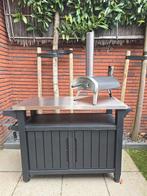 Pizza oven Ooni Fyra 12
+ Keter Unity XL BBQ tafel, Ophalen, Gebruikt, Ooni