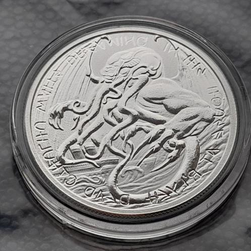 2021 The Great Old One - Cthulhu - 1 oz silver BU, Postzegels en Munten, Munten | Oceanië, Zilver, Verzenden