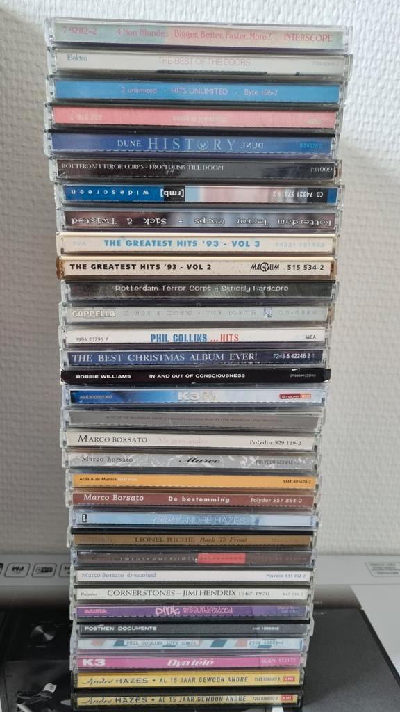 WEER IN PRIJS VERLAAGD 31 CD's van alles wat, Cd's en Dvd's, Cd's | Verzamelalbums, Gebruikt, Ophalen