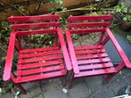 Tuin Stoelen, 2 stuks, Tuin en Terras, Tuinstoelen, Ophalen, Zo goed als nieuw, Hout