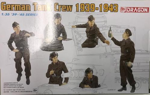 Coelianmodels, Dragon 6324, German tank crew, 1/35, € 16,99, Hobby en Vrije tijd, Modelbouw | Figuren en Diorama's, Nieuw, Figuur of Figuren