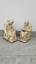 Slapende Monniken Beeldjes - Decoratie of Boekensteunen, Ophalen, Zo goed als nieuw, Religie