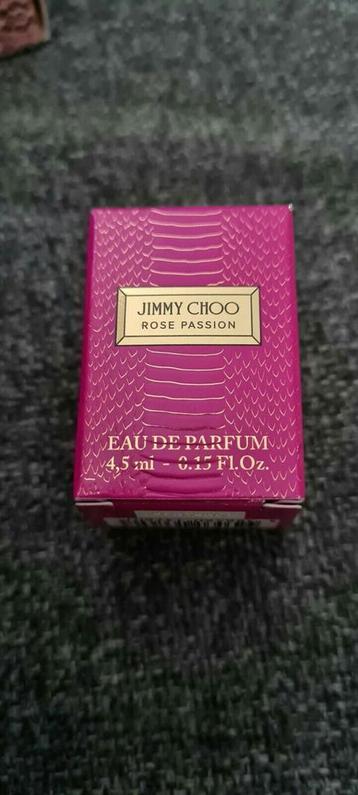 Jimmy Choo rose passion eau de parfum miniatuur 4,5ml beschikbaar voor biedingen