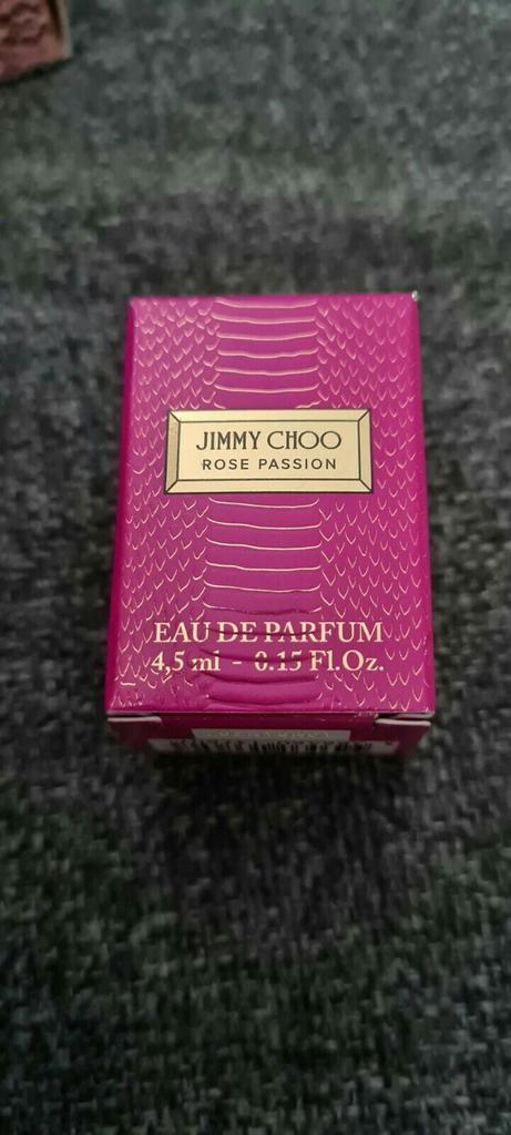 Jimmy Choo rose passion eau de parfum miniatuur 4,5ml, Sieraden, Tassen en Uiterlijk, Uiterlijk | Parfum, Nieuw, Ophalen of Verzenden