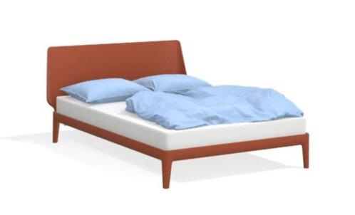 Showroom Auping Essential 140x200 Dusty Red 1M Elektrisch, Huis en Inrichting, Slaapkamer | Bedden, Zo goed als nieuw, 140 cm