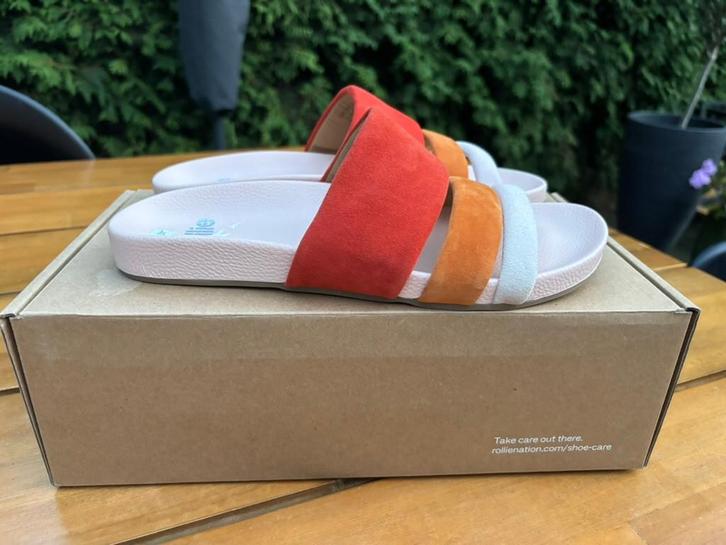 Rollie Tide Triple Strap Sunset slippers | Nieuw | Maat 38, Kleding | Dames, Schoenen, Nieuw, Slippers, Overige kleuren, Verzenden