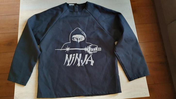 Ninja verkleedpak. Maat 152. Zwart., Kinderen en Baby's, Carnavalskleding en Verkleedspullen, Zo goed als nieuw, Jongen of Meisje