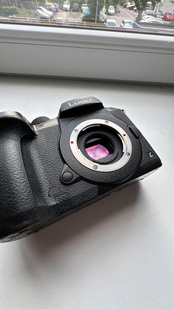Panasonic Lumix GH5 body (met accessoires), Audio, Tv en Foto, Fotocamera's Digitaal, Zo goed als nieuw, Spiegelreflex, Overige Merken