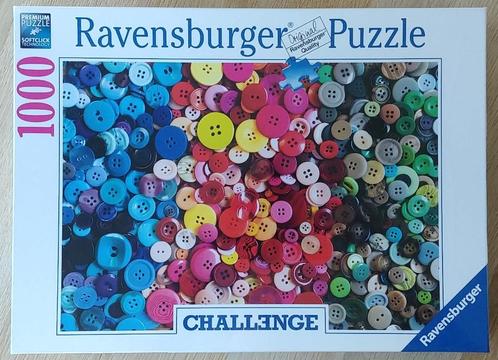 Challenge buttons knopen (nieuw) - alle puzzels 3 + 1 GRATIS, Hobby en Vrije tijd, Denksport en Puzzels, Nieuw, Legpuzzel, 500 t/m 1500 stukjes