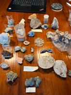 mineralen bergkristal pyriet amethist zwavel geode, Verzamelen, Mineralen en Fossielen, Ophalen of Verzenden