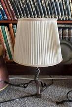 Sfeervolle Schemerlamp met Stoffen Kap, Ophalen, Klassiek, Zo goed als nieuw, Metaal