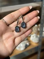 Agaat Geode Oorbellen - Echt Zilver, Hangers, Verzenden, Nieuw, Zilver