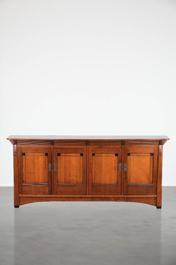 Art Nouveau Schuitema design dressoir uit Jugendstil serie, Huis en Inrichting, Kasten | Dressoirs, Gebruikt, 200 cm of meer, 50 tot 75 cm