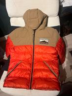 Napapijri Ski Jas - Maat M - Oranje/Beige/Blauw, Ophalen of Verzenden, Zo goed als nieuw, Maat 48/50 (M), Oranje