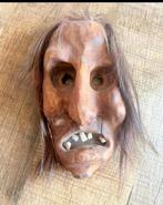 Zwitsers Tschäggättä-masker, origineel Lötschentaler-masker, Antiek en Kunst, Kunst | Beelden en Houtsnijwerken, Ophalen of Verzenden