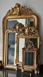 Antieke spiegel.., Ophalen of Verzenden, Rechthoekig, Minder dan 50 cm