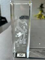 Vintage Glazen Chinese Draak Presse Papier, Ophalen of Verzenden