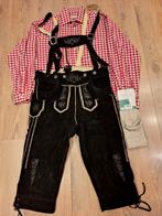 Lederhose L Tiroler overhemd kousen oktoberfeest, Ophalen, Gedragen, Maat 46 (S) of kleiner