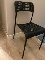 Zwarte Stoel - Bureau/eetstoel, Huis en Inrichting, Stoelen, Ophalen, Zwart, Zo goed als nieuw, Eén