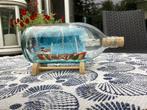 Hand gemaakt scheepje in fles met Radio Noordzee, Hobby en Vrije tijd, Modelbouw | Boten en Schepen, Ophalen of Verzenden, Nieuw