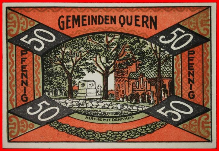 Ⰶ SCHLESWIG-HOLSTEIN: GERMANY QUERN 50 PFENNIGS (1921) UNC!, Postzegels en Munten, Bankbiljetten | Europa | Niet-Eurobiljetten