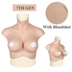 Siliconen borsten plus size maten cup C tm H, Ophalen of Verzenden, Nieuw