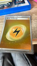 Ultra rare pokemon energy ,shiny, Ophalen, Zo goed als nieuw, Losse kaart, Foil