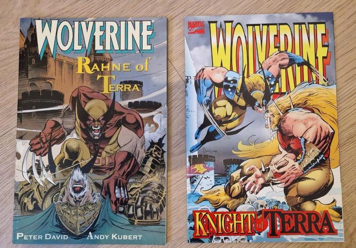 Wolverine - Rahne of Terra + Knight of Terra - Marvel, X-Men, Boeken, Strips | Comics, Zo goed als nieuw, Complete serie of reeks