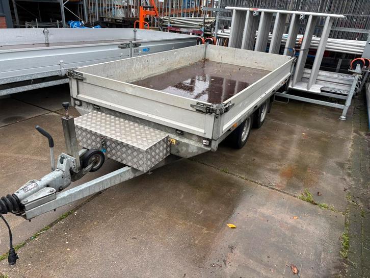 Saris aanhanger 170x330 - Nette staat!, Auto diversen, Aanhangers en Bagagewagens, Zo goed als nieuw, Ophalen of Verzenden