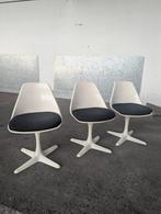 Set of 3 Arkana Tulip dining chairs, Huis en Inrichting, Ophalen, Gebruikt, Drie, Zwart