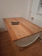 Unieke Drum Vat Salon Tafel, Huis en Inrichting, Tafels | Salontafels, Ophalen of Verzenden, Rechthoekig, 50 tot 100 cm, Minder dan 50 cm