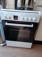 Etna gasstel met elektrische hetelucht oven (wit), Ophalen, 4 kookzones, Zo goed als nieuw, Gas