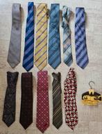Partij stropdassen, div.merken. 11 stuks, Kleding | Heren, Met patroon, Ophalen of Verzenden, Zo goed als nieuw