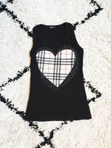 Nieuw leuke ribbed stretch tank top maat XS beschikbaar voor biedingen