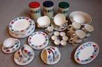 Boerenbont servies, 55-delig, Ophalen, Gebruikt, Aardewerk, Boerenbont