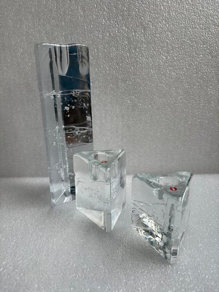 Kandelaar - Iittala - Arkipelago - Timo Sarpaneva, Antiek en Kunst, Antiek | Glas en Kristal, Ophalen of Verzenden