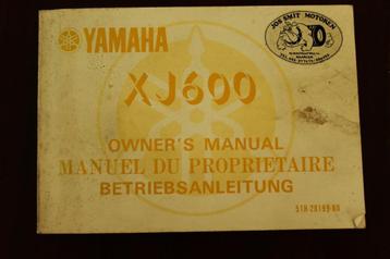 Yamaha XJ600 1983 1984 motorcycle owner's manual XJ 600 beschikbaar voor biedingen