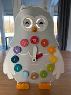 Janod Houten Uil Klok - Leerzaam Speelgoed, Ophalen, Zo goed als nieuw
